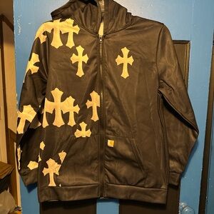 Carhartt x Chrome Hearts Black  with White Crosses